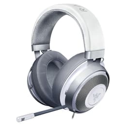 Razer Kraken Mercury Edition Kopfhörer gaming mit kabel mit Mikrofon - Weiß/Grau