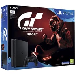 PlayStation 4 Slim 1000GB - Schwarz + Gran Turismo Sport