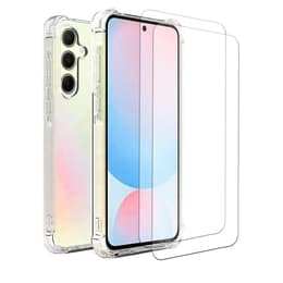 Hülle Galaxy A56 und 2 schutzfolien - TPU - Transparent