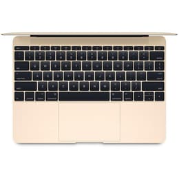 MacBook 12" Retina (2016) - Core m3 1.1 GHz SSD 256 - 8GB - QWERTY - Italienisch