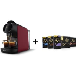 Espresso-Kapselmaschinen Nespresso kompatibel Philips L'OR Barista Sublime LM9012/55 0,8000L - Schwarz/Rot