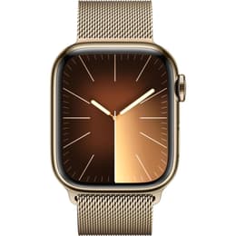 Apple Watch Series 9 (2023) GPS + Cellular 45 mm - Rostfreier Stahl Gold