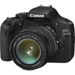 Spiegelreflexkamera EOS 550D - Schwarz + Canon Zoom Lens EF-S 18-55mm f/3.5-5.6 IS II f/3.5-5.6
