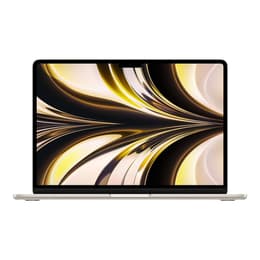 MacBook Air 13" (2022) - Apple M2 mit 8‑Core CPU und 8-core GPU - 16GB RAM - SSD 512GB - Standard-Display - QWERTY - Englisch