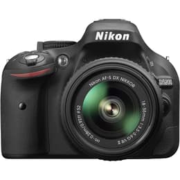 Spiegelreflexkamera D5200 - Schwarz + Nikon Nikkor AF-S DX 18-55mm f/3.5-5.6 G VR II f/3.5-5.6