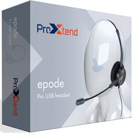 Proxtend PX-HSUSB101 Kopfhörer Noise cancelling mit Mikrofon - Schwarz