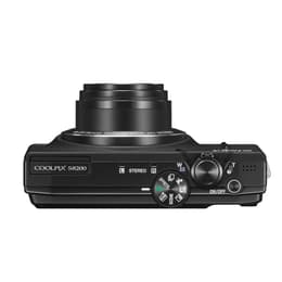 Kompakt Kamera Coolpix S8200 - Schwarz + Nikon Nikkor 14x Wide Optical Zoom ED VR 4,5-63,0mm f/3,3-5,9 f/3,3-5,9