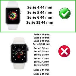 Hülle Apple Watch Series 4 - 44 mm - Kunststoff - Transparent