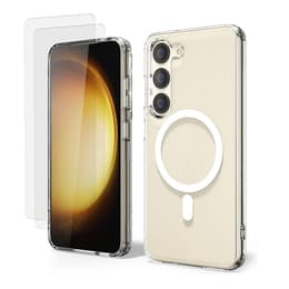Hülle Galaxy S23 Plus und 2 schutzfolien - TPU - Transparent