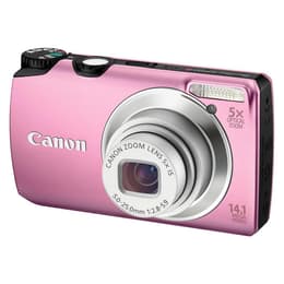 Kompakt Kamera PowerShot A3200 IS - Rosa + Canon 5X Optical Zoom 28-140mm f/2.8-5.9 f/2.8-5.9