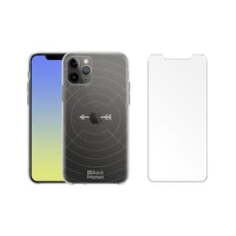 Back Market Hülle iPhone 11 Pro und schutzfolie - GRS 4.0 Recycelter Kunststoff - Transparent