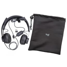 Logitech Zone Wired Kopfhörer mit Mikrofon - Schwarz