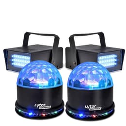 Lytor Pack EFFET FIESTA 2 SUNMAGIC + 2 LED STROBE BLANC Beleuchtung