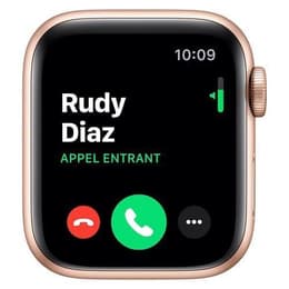 Apple Watch Series 5 (2019) GPS 40 mm - Aluminium Gold - Sportarmband Weiß