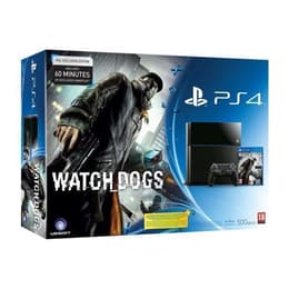 PlayStation 4 500GB - Schwarz + Watch Dogs