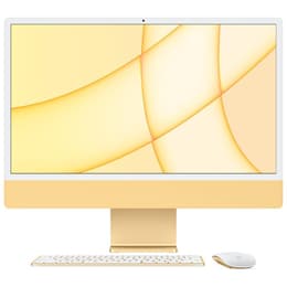 iMac 24" (2021) Apple M1 mit 8‑Core CPU 8-core GPU - 512 GB SSD - 16 GB AZERTY - Französisch Standardglas