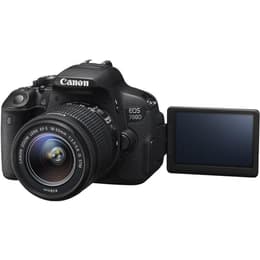 Spiegelreflexkamera EOS 700D - Schwarz + Canon Canon EF-S 18-55mm f/3.5-5.6 IS STM f/3.5-5.6