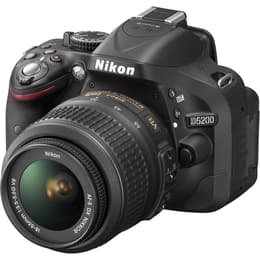 Reflexkamera - Nikon D5200 - Schwarz + Nikon AF-S DX Objektiv 18-105mm