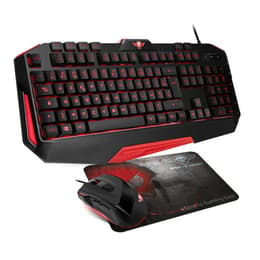 Spirit Of Gamer Tastatur AZERTY Französisch mit Hintergrundbeleuchtung PRO-MK3