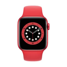 Apple Watch Series 6 (2020) GPS 40 mm - Aluminium Rot - Sportarmband Rot