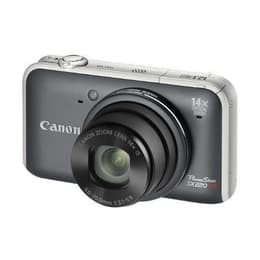 Kompakt Kamera PowerShot SX220 HS - Grau + Canon Canon Zoom Lens 14x IS 5-70 mm f/3.1-5.9 f/3.1-5.9