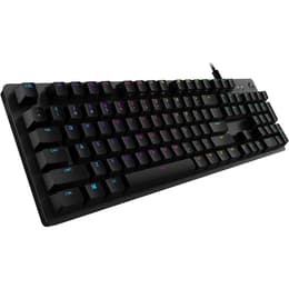 Logitech Tastatur AZERTY Französisch mit Hintergrundbeleuchtung G512 Carbone