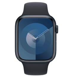 Apple Watch Series 9 (2023) GPS 45 mm - Aluminium Mitternacht - Sportarmband Midnight