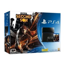 PlayStation 4 500GB - Schwarz + inFamous: Second Son
