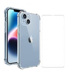 Hülle iPhone 14 Plus und schutzfolie - TPU - Transparent
