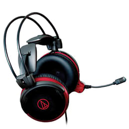 Kopfhörer Gaming mit Mikrophon Audio-Technica ATH-AG1X - Schwarz/Rot