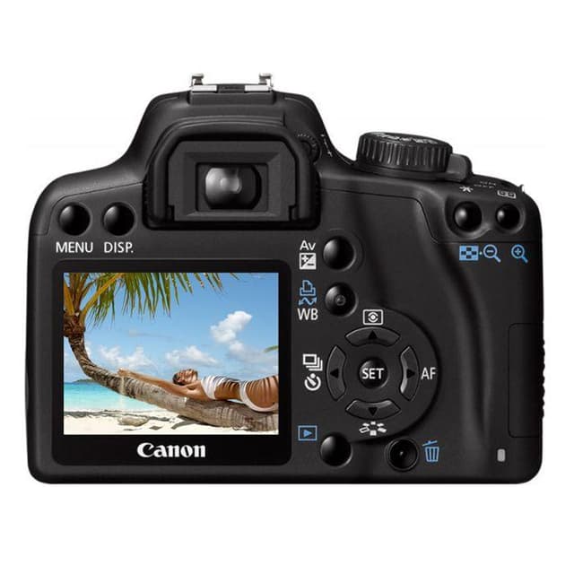 Spiegelreflexkamera Canon EOS 1000D + Objektiv Canon EF-S 18 55 mm
