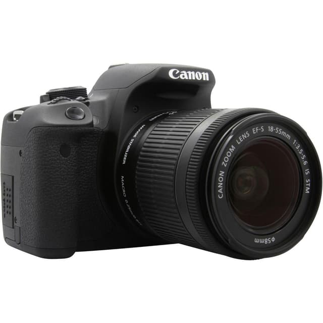 Spiegelreflexkamera - Canon EOS 700D - Schwarz + Canon 18-55 IS STM + 55-250 IS STM Objektiv