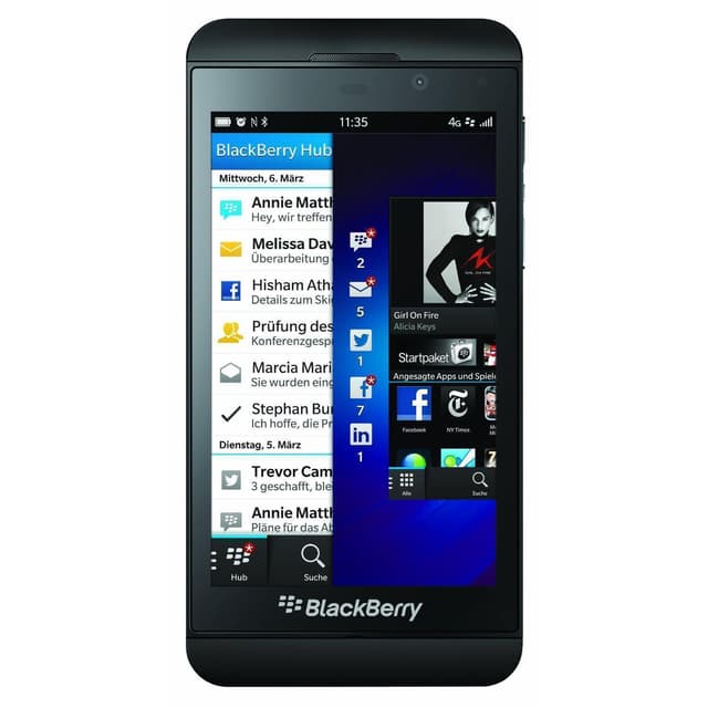 BlackBerry Z10 16 GB - Schwarz - Ohne Vertrag