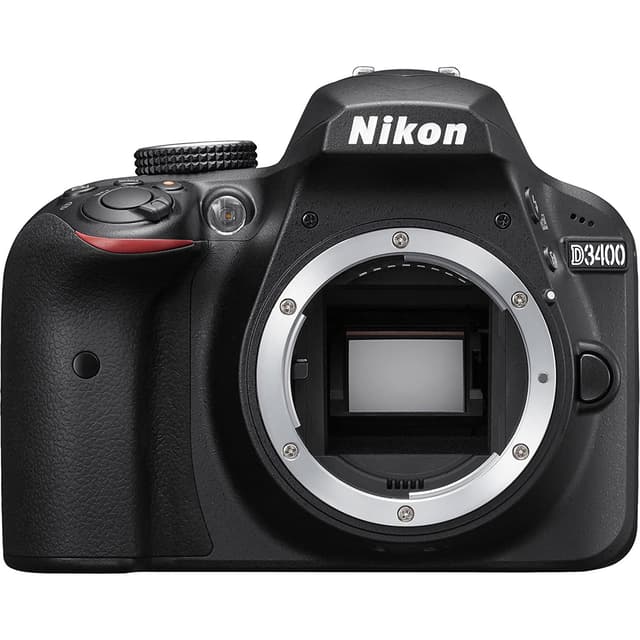 Spiegelreflex - Nikon D3400 Ohne Objektiv - Schwarz