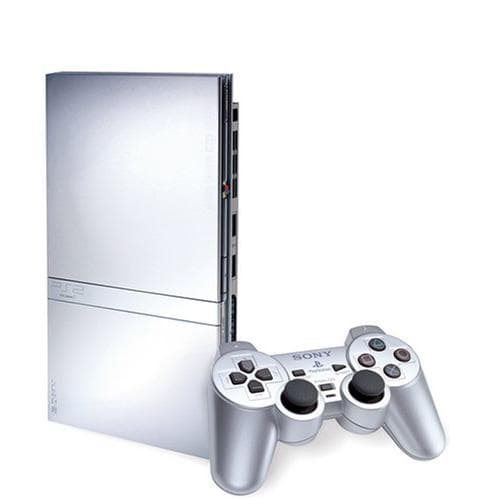 PlayStation 2 Slim - HDD 0 MB - Silber