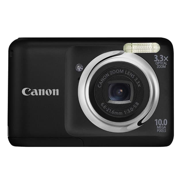 Kompakt Kamera Canon PowerShot A800 Schwarz + Objektiv Canon Zoom Lens 3.3x 6.6-21.6 mm f/3-5.8