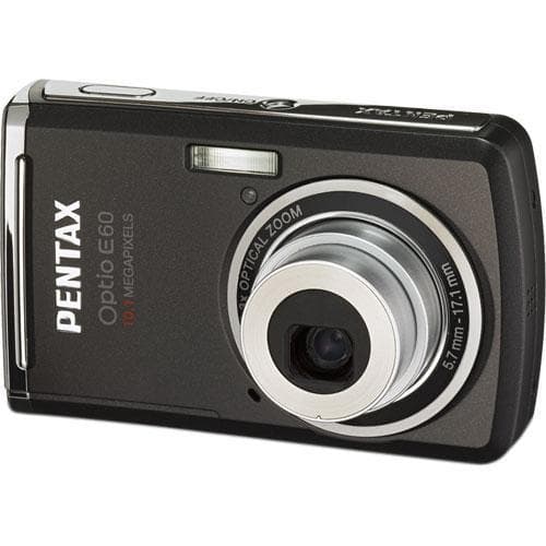Kompaktkamera Pentax Optio E60 Schwarz + Objektiv Pentax Optical Zoom 32-96 mm f/2.9-5.2