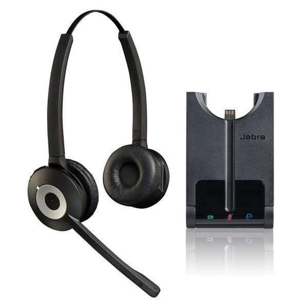 Kopfhörer Rauschunterdrückung Bluetooth mit Mikrophon Jabra Pro 920 Duo - Schwarz