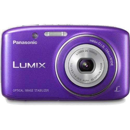 Kompakt Kamera Panasonic Lumix DMC-S2 Lila + Objektiv Lumix DC Vario 28-112 mm f/3.1-6.5