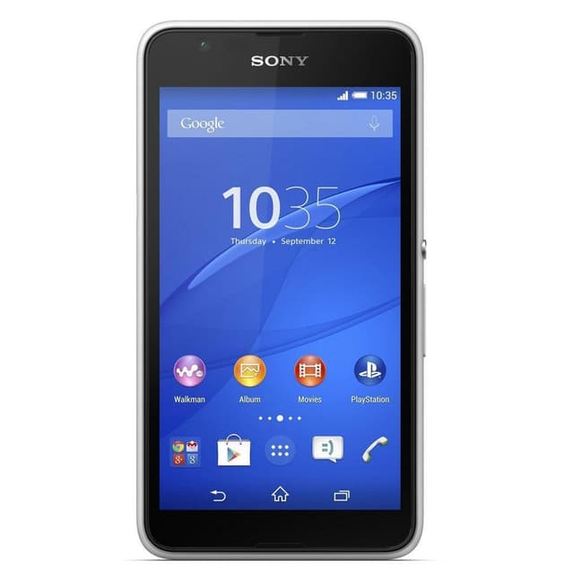 Sony Xperia E4g 8 Gb   - Weiß - Ohne Vertrag