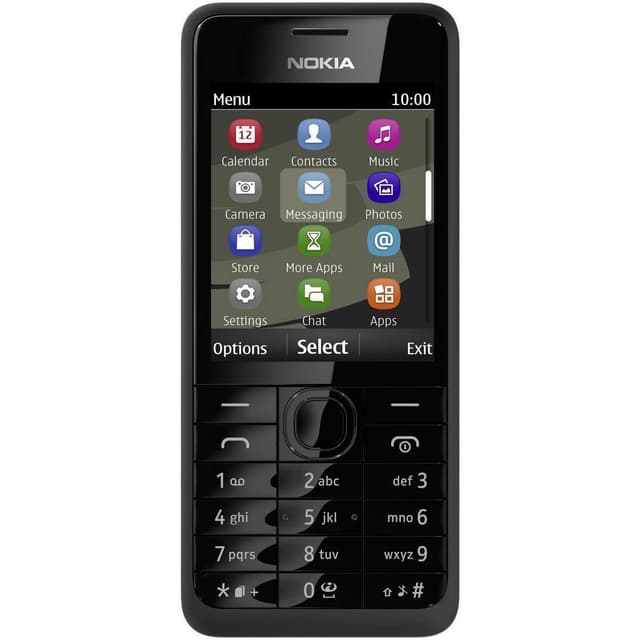 Nokia 301 Dual Sim - Schwarz- Ohne Vertrag