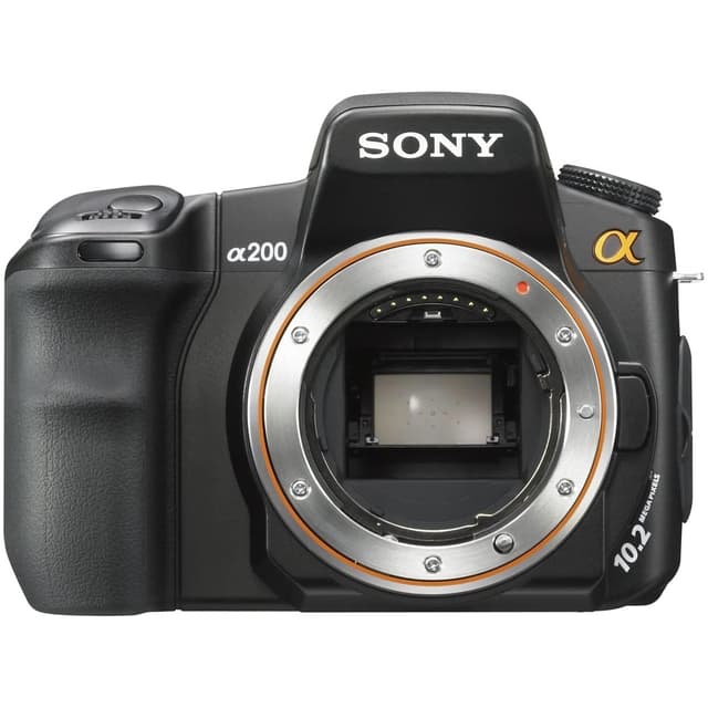 Spiegelreflexkamera Sony Alpha A200 Schwarz + Objektiv Sony DT SAM II 18-55 mm f/3.5-5.6