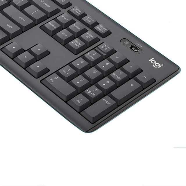 Logitech Tastatur QWERTZ Deutsch Wireless MK295