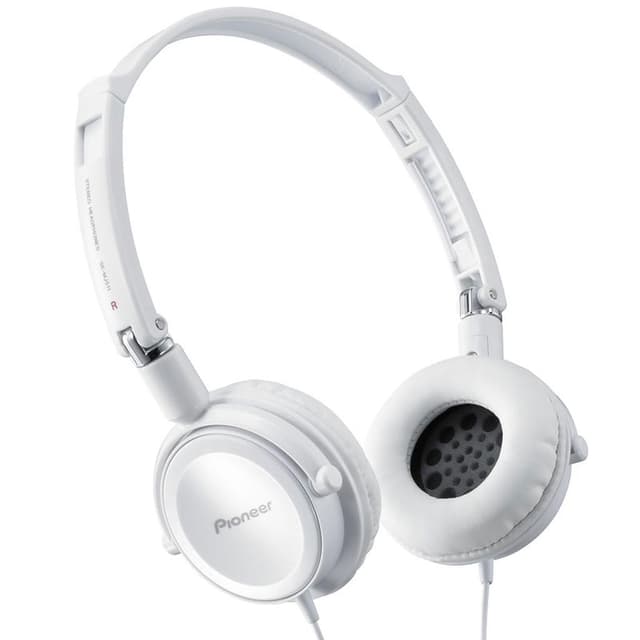 Kopfhörer verdrahtet mit Mikrophon Pioneer SE-MJ511 - Weiß