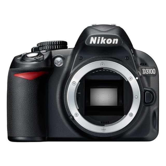 Reflexkamera - NIKON D3100 Ohne Objektiv - Schwarz